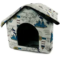 Verk 19004 Domček pre psa, mačku 41x38x43 cm biely