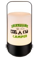 Gilde LED Dekoleuchte 'Happy Camper', 19,5 x 9 x 8 cm, schwarz/grün/weiß