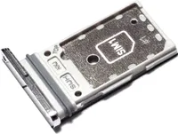 Simkartenhalter passend für Samsung Galaxy S22 Ultra 5G (SM-S908B, SM-S908B/DS, Dual-SIM), Serviceware, Weiss