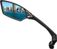 Meachow Deluxe XL Fahrradspiegel E-Bike Einstellbar Schwarz