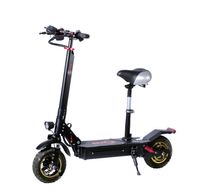 BEZIOR S1 Elektroscooter 48V 1000W, 10 Zoll Elektro-Moped-Roller, Elektroroller für Erwachsene, Bis 120kg , 45km/h, Schwarz