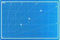 PRETEX Schneidematte A3 selbstheilend, metrische Einteilung Nähunterlage/Schneideunterlage/Bastelunterlage 45x30cm Winkelmaße 15° – Cutting Mat