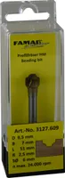 FAMAG HM-Gratfräser D12 B12 <14° GL44 mm SØ8 mm mit Anlauflager schaftseitig D12 mm, 3128.812