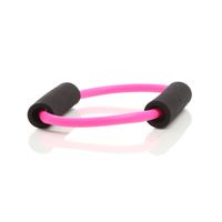 LUXTRI Pilates Ring für Ganzkörpertraining pink Pilates Circle für Stabilität und Beweglichkeit gepolstert Zubehör für Pilates Übungen Fitness Training Yoga Ring
