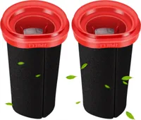 2 Stück Filter für Bosch Flexxo Serie 4 Filter BBH32101 BBH3ZOO25 BBH3PETGB 25.2v /21.6V Kabelloser Staubsauger Ersatzfilter Ersatzteile Zubehör Schwammfilter