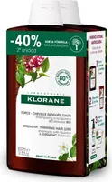 Szampon Klorane z chininą i Edelveiss organic 2x400ml