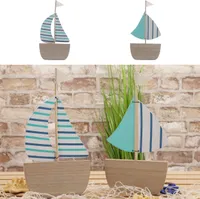 Deko-Segelboot Holz