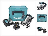 Makita DSS 611 RTJ Akku Handkreissäge 18 V 165 mm + 2x Akku 5,0 Ah + Ladegerät + Makpac