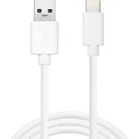 Sandberg 136-15 - 1 m USB-C 3.1 auf USB-A 3.0 Kabel, Weiß