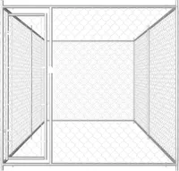 vidaXL Outdoor-Hundezwinger 382x192x185 cm