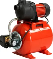 Grafner Hauswasserwerk 800 Watt (max. 5 bar, 20 Liter Kessel, Fördermenge 3500 Liter / Stunde, Start/Stop Automatik, Druckschalter, Manometer, Trockenlaufschutz) Hauswasserautomat Gartenpumpe
