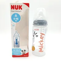 NUK First Choice+ Babyflasche | 6-18 Monate | Temperature Control Anzeige | 300 ml | Anti-Colic-Ventil | BPA-frei | Trinksauger aus Silikon | Disne... B09BD6SY6B