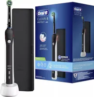 Oral-B | Elektrický zubní kartáček - Pro Clean - černý - s cestovním pouzdrem - 8800 pohybů za minutu