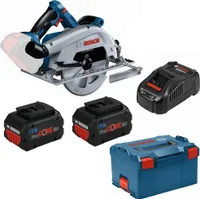 18V Akku Handkreissäge GKS 18V-68 C | 2x Akku 5.5Ah L-Boxx