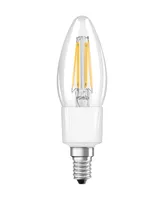 LEDVANCE SMART+ LED Lampe E14 Filament 4W 470Lm warmweiss 2700K dimmbar wie 40W 4058075609754