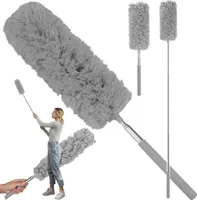 GKA Teleskop Staubwedel ausziehbar von 35 bis 83 cm für Trocken- und Nassreinigung weich