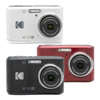 Kodak Pixpro FZ45 Kompaktkamera weiß, Farbe:Rot