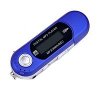 Tragbares 1.3 -Zoll -LCD -Display Digital FM Radio TF Card USB 2.0 MP3 Music Player-Blau