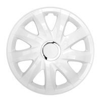 J&J Automotive | Puklice Drift Biele lakované + ring 14" 4ks