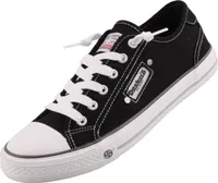 Dockers by Gerli Damen Canvas Sneaker Schwarz/Weiß