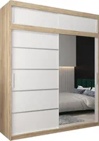 Kleiderschrank, Schiebetürenschrank Schlafzimmer, Schrank VERONA 2 200 mit Aufsatz, Höhe 240 cm