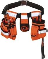 Toolpack Werkzeuggürtel Hochsichtbar Sash Orange und Schwarz