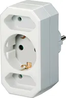 Brennenstuhl Adapterstecker Euro 2 + Schutzkontakt 1, 1508050