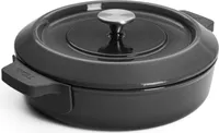 WOLL 'Iron Kasserolle mit Deckel in Carbon Grey Ø 28 cm, 7 cm 3,8 Lt'