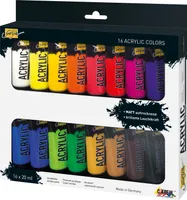 KREUL Acrylfarbe SOLO Goya Acrylic, 20 ml, zestaw 16 sztuk