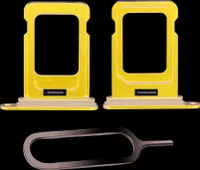 iPHONE 12 SIM KARTEN HALTER TRAY ADAPTER FACH STECKER SLOT CARD + NADEL BLAU