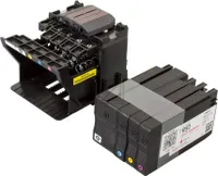 HP oryginalny printhead replacement kit CR324A, CR322A, CR323A, CM751-60126, obsahuje inkousty, Zestaw do wymiany głowicy