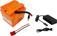60V 20AH Li-ion Pedelec e bike e-bike Akku Umbausatz Plastikgehäuse QK6 Akkupack Scooter Boot Roller
