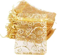 100 Stücke Organzabeutel Hochzeit Weihnachten Taufe Organzasäckchen zum befüllen Säckchen für Lavendel Geschenkbeutel Organza Schmuckbeutel 8*10