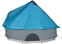 vidaXL Tipi-Familienzelt 6 Personen Blau Wasserdicht