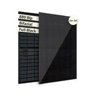 VALE leistungsstarkes Solarmodul Set, 2 x bifaziale Solarpanele, 880 Wp - Solaranlage Set für private Energieerzeugung, Balkonkraftwerk