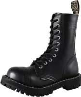 Steel - Full Black, 10-Loch Boots
