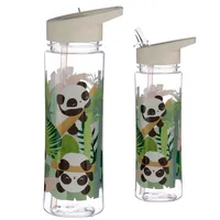 Dětská láhev na vodu Panda s brčkem 550 ml láhev na pití Pandarama