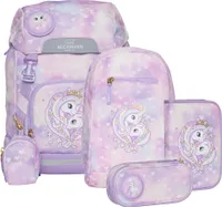 Beckmann Schulranzen-Set Classic Unicorn Princess Purple 6tlg