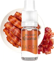 Belissia Lebensmittelaroma Bacon - 10ml Hochdosiertes Aroma - Kalorienfrei, Vegan - Für Speisen, Getränke, Shake, Quark, Nebelmaschine, Diffuser uvm.
