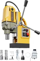 VEVOR magnetická jádrová vrtačka, 1200 W, φ50 mm, 12500 N, přenosná elektrická magnetická vrtačka, 850 ot/min, vrtačka na kovové povrchy, průmysl, kutilství, žlutá barva