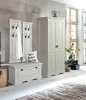 Garderoben Set Schuhschrank Garderobenpaneel Kleiderschrank Garderobenschrank