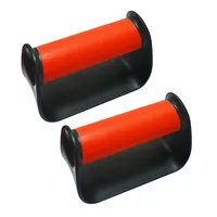 Push-Up Bars-Rutschfeste Griffe Liegestütze-Pushup Bars für Muskeltraining und Krafttraining,(Rot)