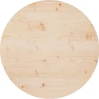 Tischplatte Ø70x2,5 cm Massivholz Kiefer