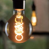 ZMH 3er LED Glühbirne E27 Vintage Lampe - G80 Retro Edison Glühlampe 4W Warmweiss Dekorative Globelampen Warmweiß Filament Birne 2200K für Nostalgie und Beleuchtung im Restaurant Haus Café Bar