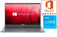 Laptop Asus VivoBook F515 - Intel Core i3 - 256GB SSD - 8GB DDR4-RAM - Windows 10 Pro + MS Office 2019 Pro - 39cm (15.6" LED) Full HD IPS Display Matt