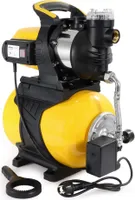 Wiltec Hauswasserwerk mit 24-L-Membrankessel, 5000 l/h Hauswasserautomat mit Druckschalter und Vorfilter, Gartenpumpe mit 50 m Förderhöhe, Wasserpumpe mit 8 m Ansaugtiefe