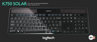 Bezprzewodowa klawiatura Logitech K750 czarna detaliczna