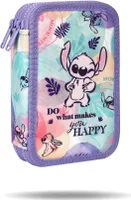 2-Kammer Disney Fashion Stitch Jumper 2 Federmäppchen mit Zubehör