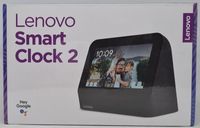 Lenovo Smart Clock 2 Smart Wecker, inteligentný reproduktor s Google Assistant, Bluetooth - Schwarz
