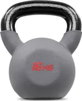 Hop-Sport Činka Kettlebell | Liatinová činka 16kg | Hojdacia činka | Ergonomická rukoväť